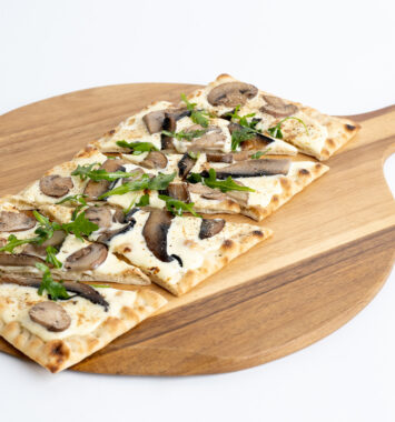 Wild Mushroom Crème de Brie Flatbread