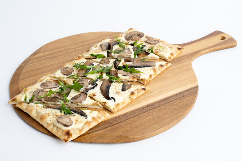 Wild Mushroom Crème de Brie Flatbread