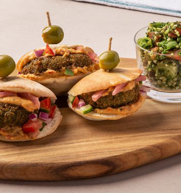 falafel pita sliders advanced food products