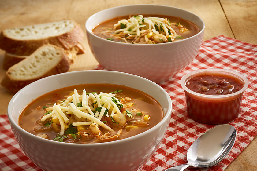 hearty chicken pozole soup advanced food products