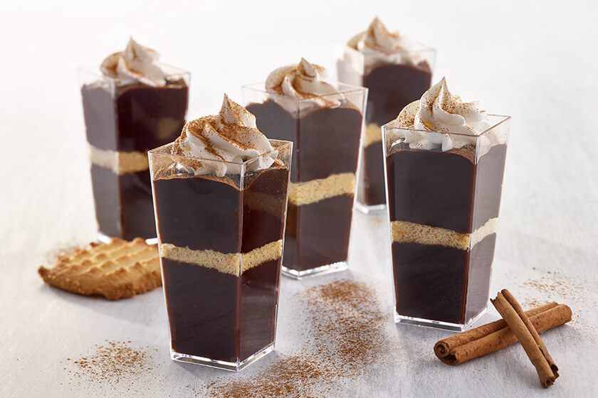 mexican chocolate parfait shooters recipe advanced food products
