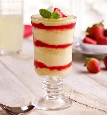 strawberry shortcake parfait advanced food products