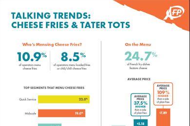 Cheese Fries & Tater Tots Infographic