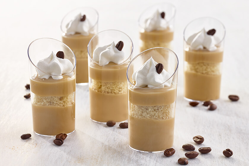 vanilla latte parfait shooters recipe advanced food products